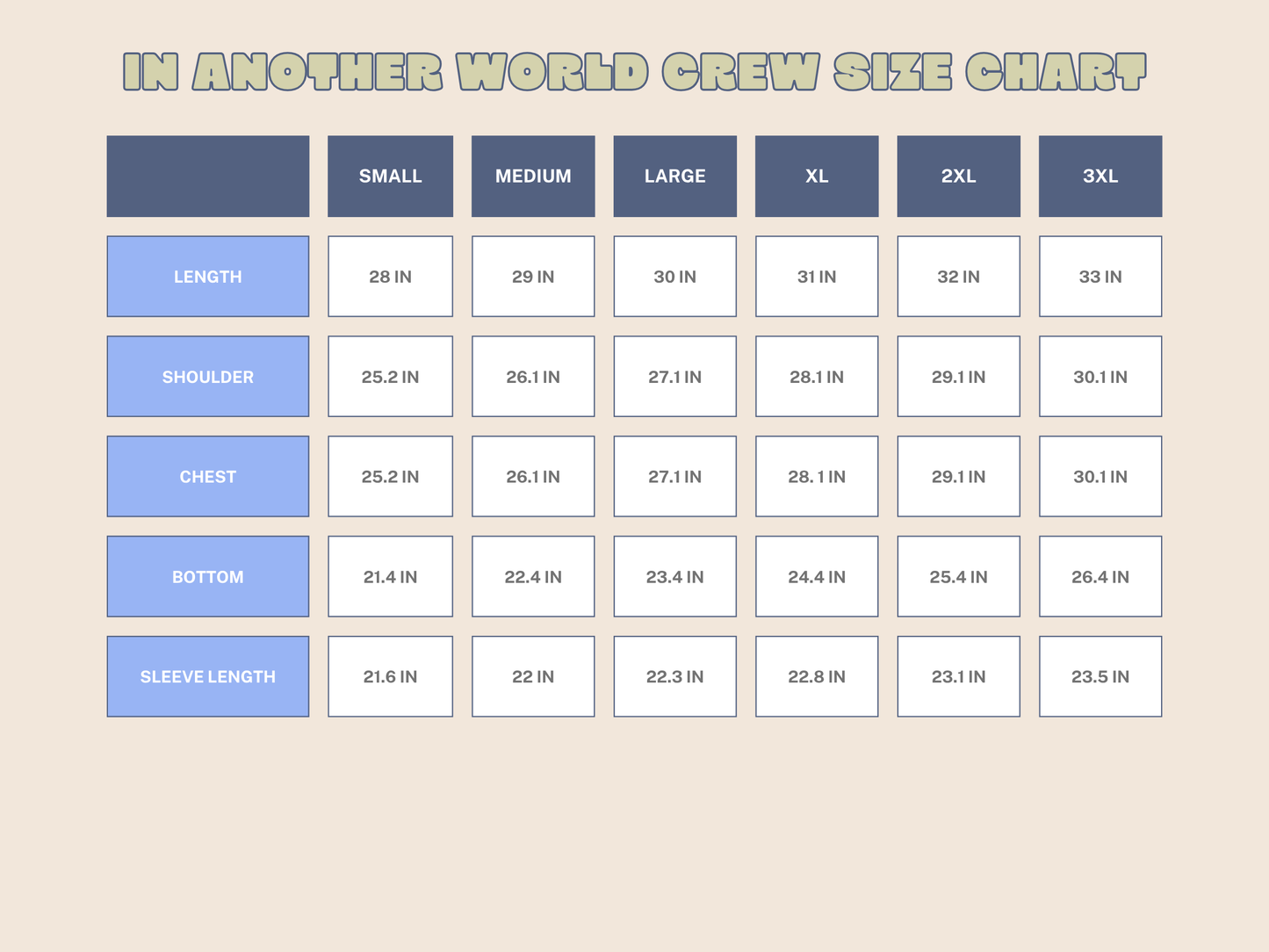 In Another World Crew